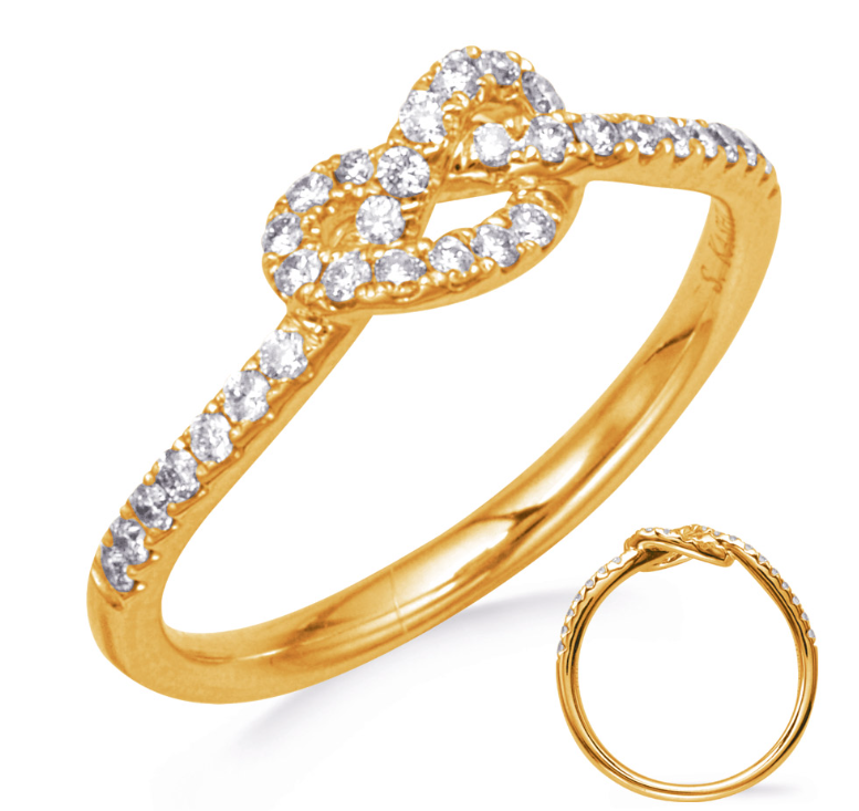 YELLOW GOLD DIAMOND FASHION RING