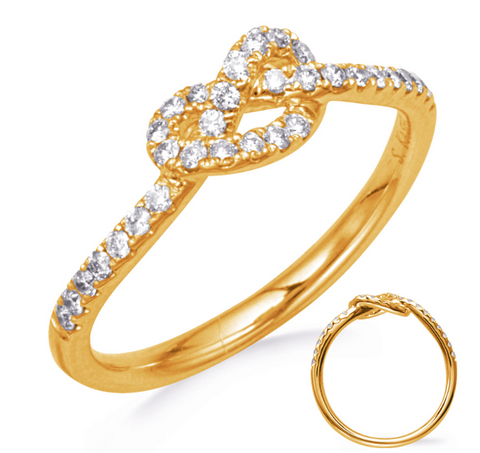 YELLOW GOLD DIAMOND FASHION RING