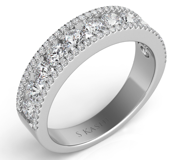 14K White Gold Fashion Diamond Ring