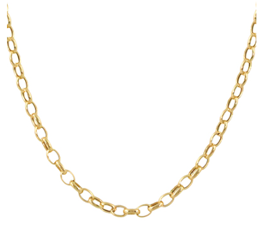 18K 18-Inch Rolo Chain