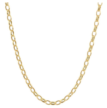 18K Yellow Gold 18-Inch Rolo Chain