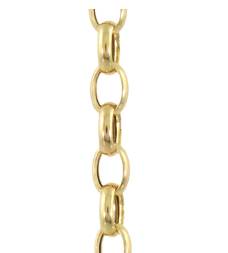 18K Yellow Gold 18-Inch Rolo Chain