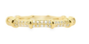 18K Yellow Gold Diamond Ring
