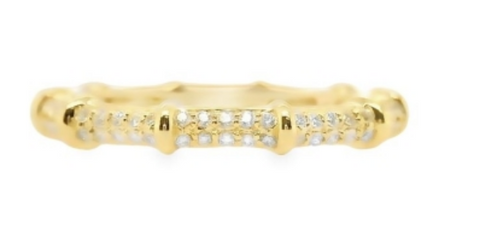 18K Yellow Gold Diamond Ring
