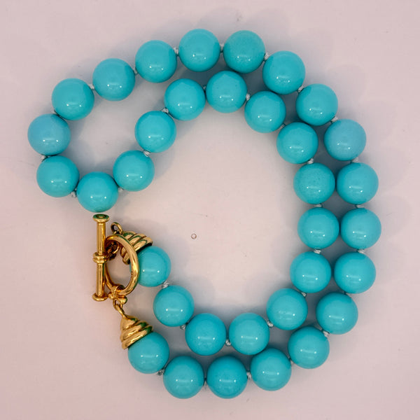 Turquoise Bead Necklace