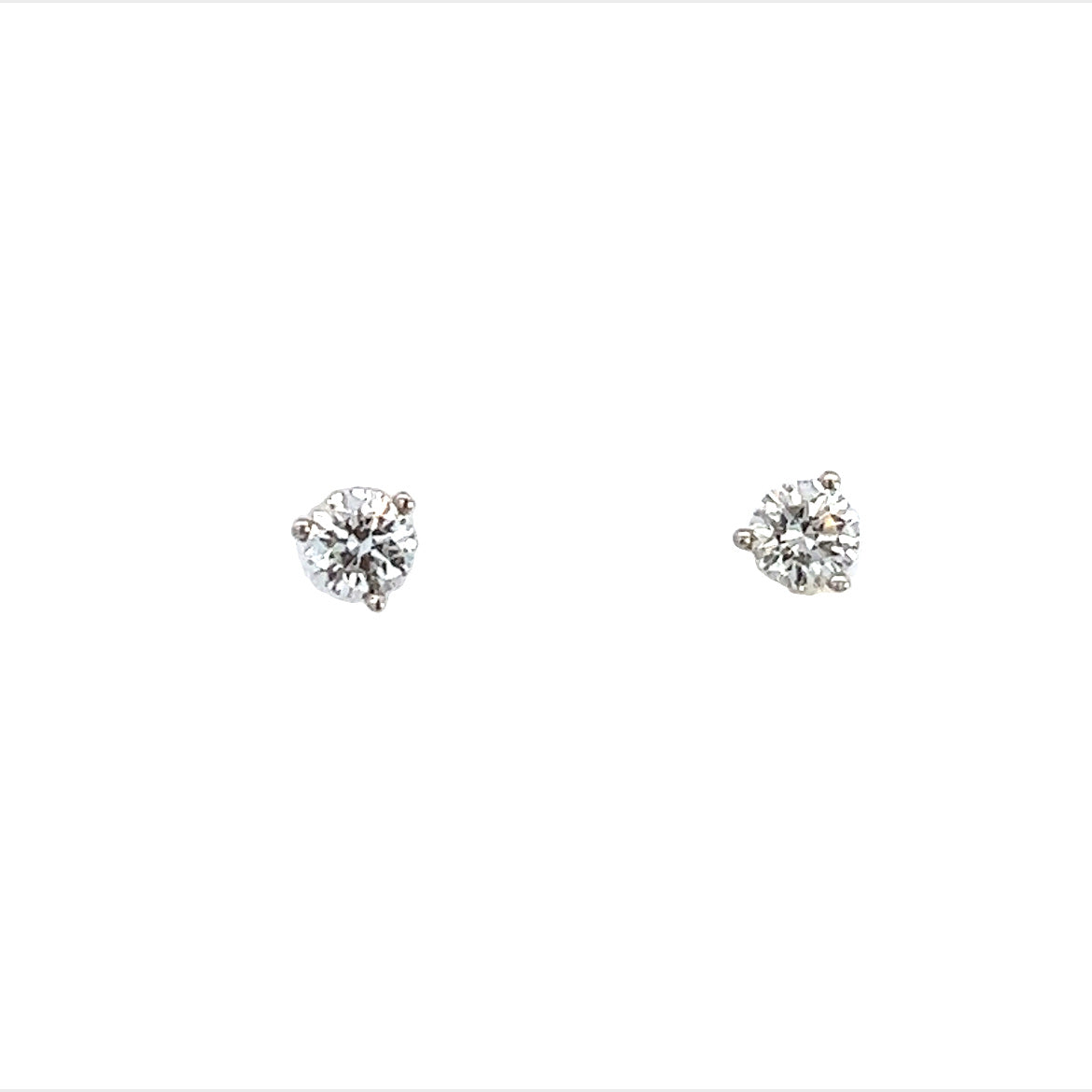 WHITE GOLD DIAMOND STUDS